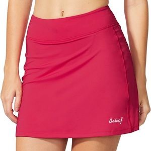 Women's Tennis Skorts with Shorts Pockets Running Workout Sports